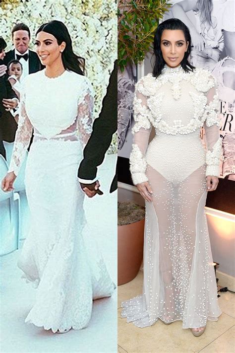 kim kardashian white lace dress givenchy|kim kardashian wedding dress designer.